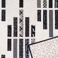 The Vivian Quilt in Black and White