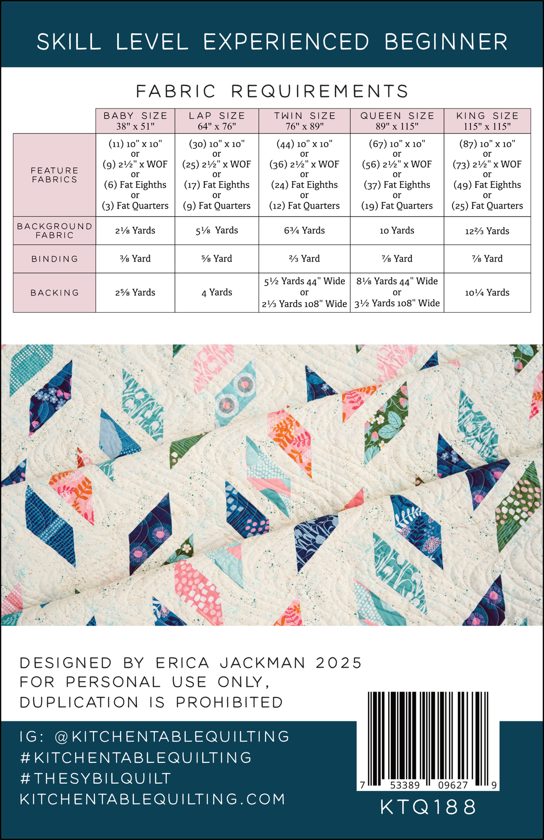 The Sybil Quilt PDF Pattern