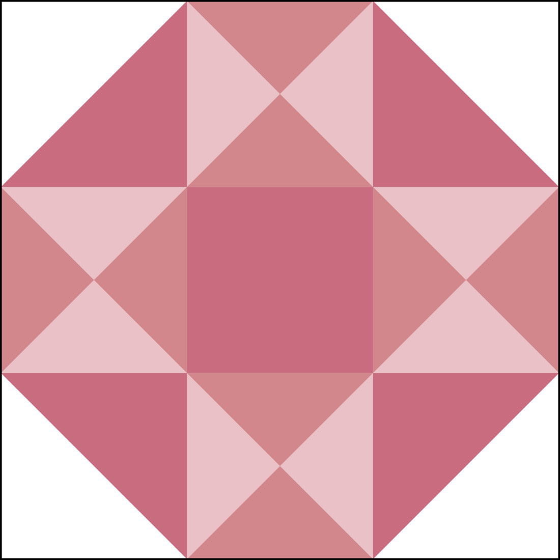 July Giant Block Quilt Tutorial