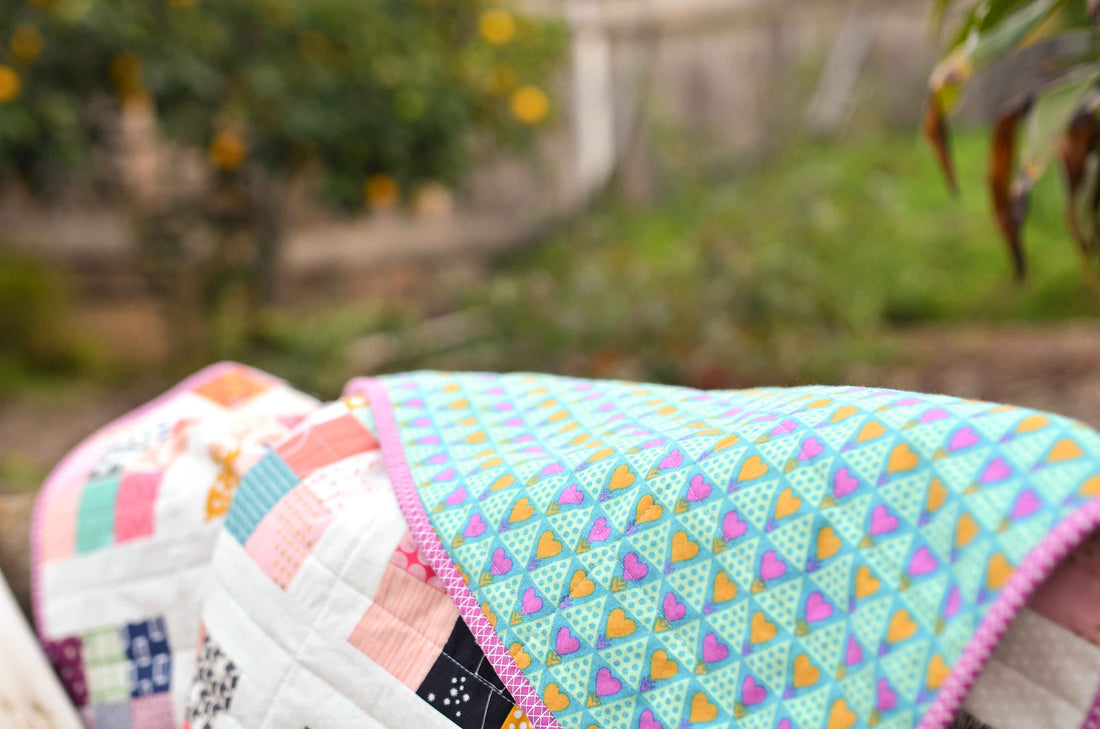 Modern Postage Stamp Paper Quilt Pattern