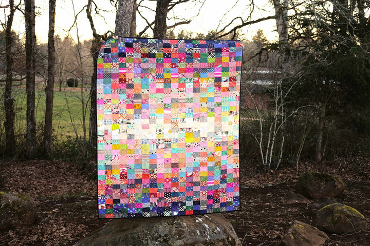 All the Rectangles Scrap Quilt