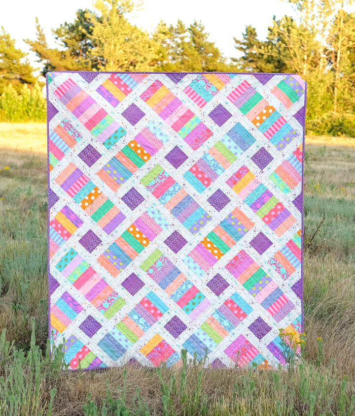 The Iris Quilt Pattern Size Extension — Queen and King Sizes
