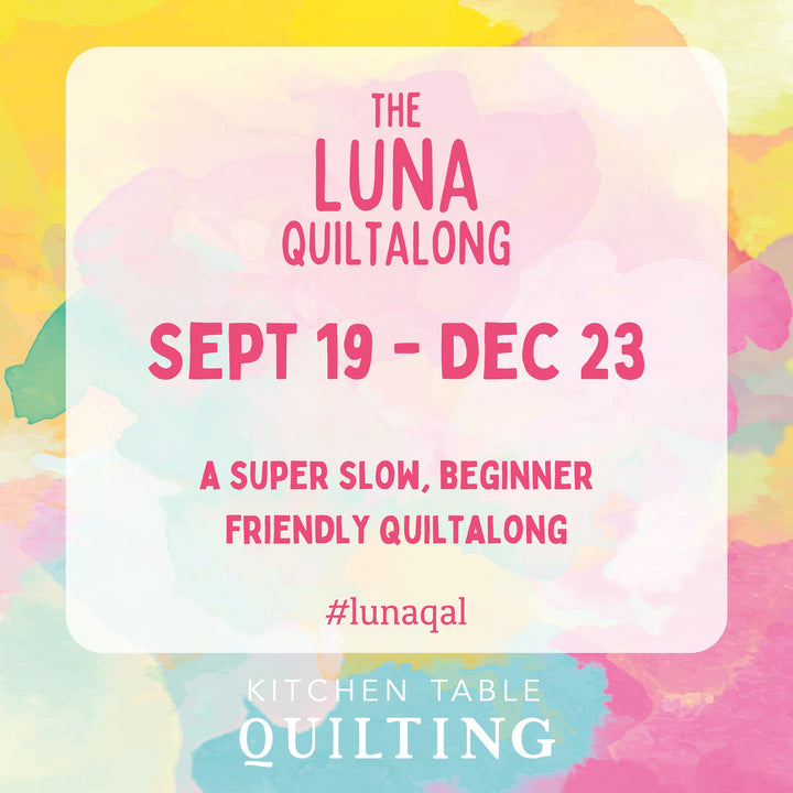 The Luna Quiltalong Week 11 - Quilting