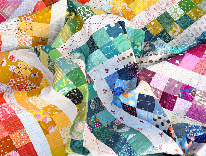 Types of Curated Scrap Quilts - Making a Rainbow Scrap Quilt