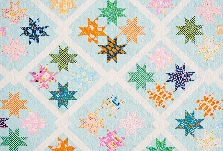 The Remy Quilt in Egg and Friends