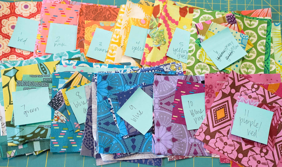 Picking Your Rainbow Fabrics