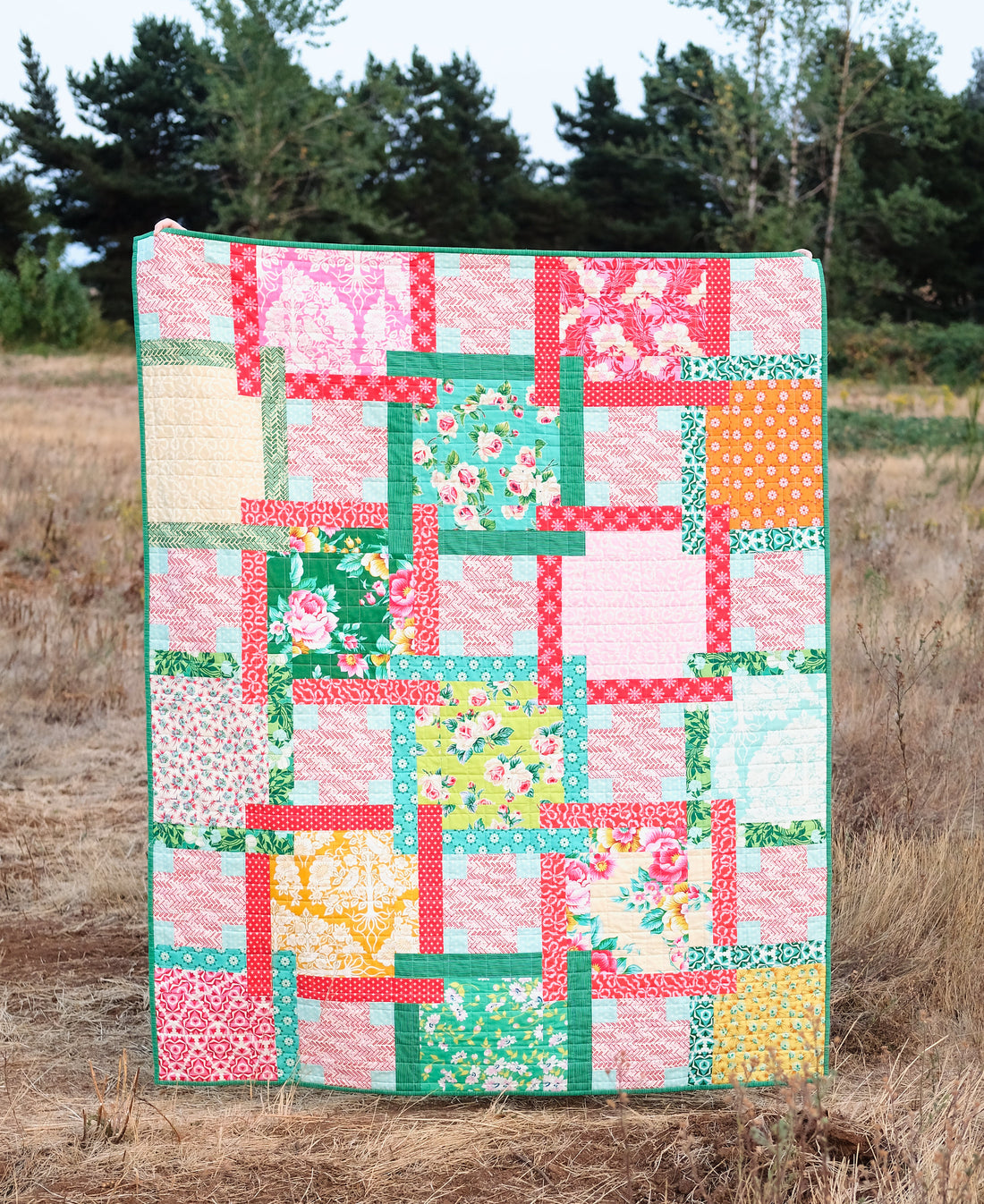 The Judy Quilt in True Kisses