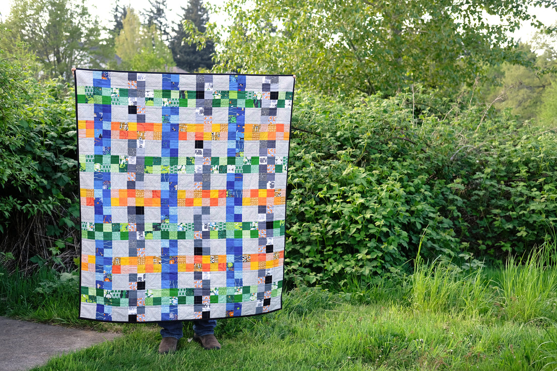 On the Fence Paper Quilt Pattern