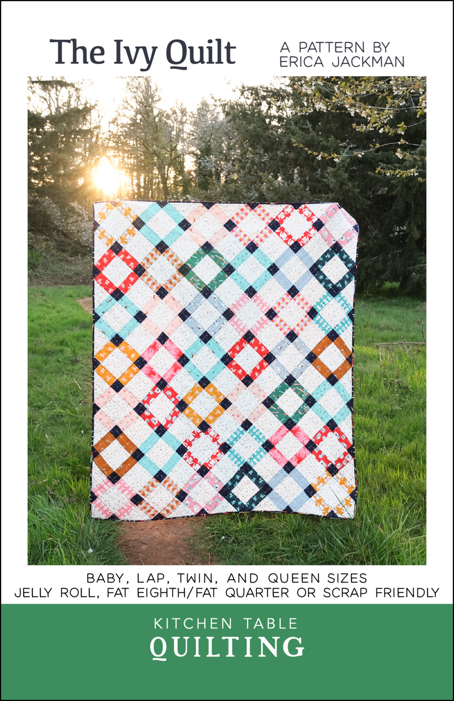 The Ivy Quilt Pattern Coloring Page