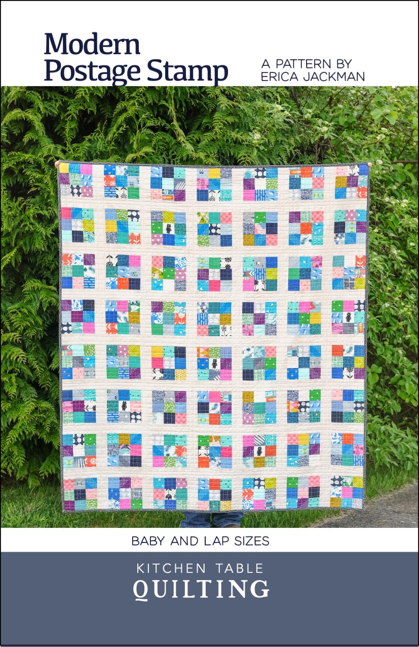 Modern Postage Stamp Paper Quilt Pattern