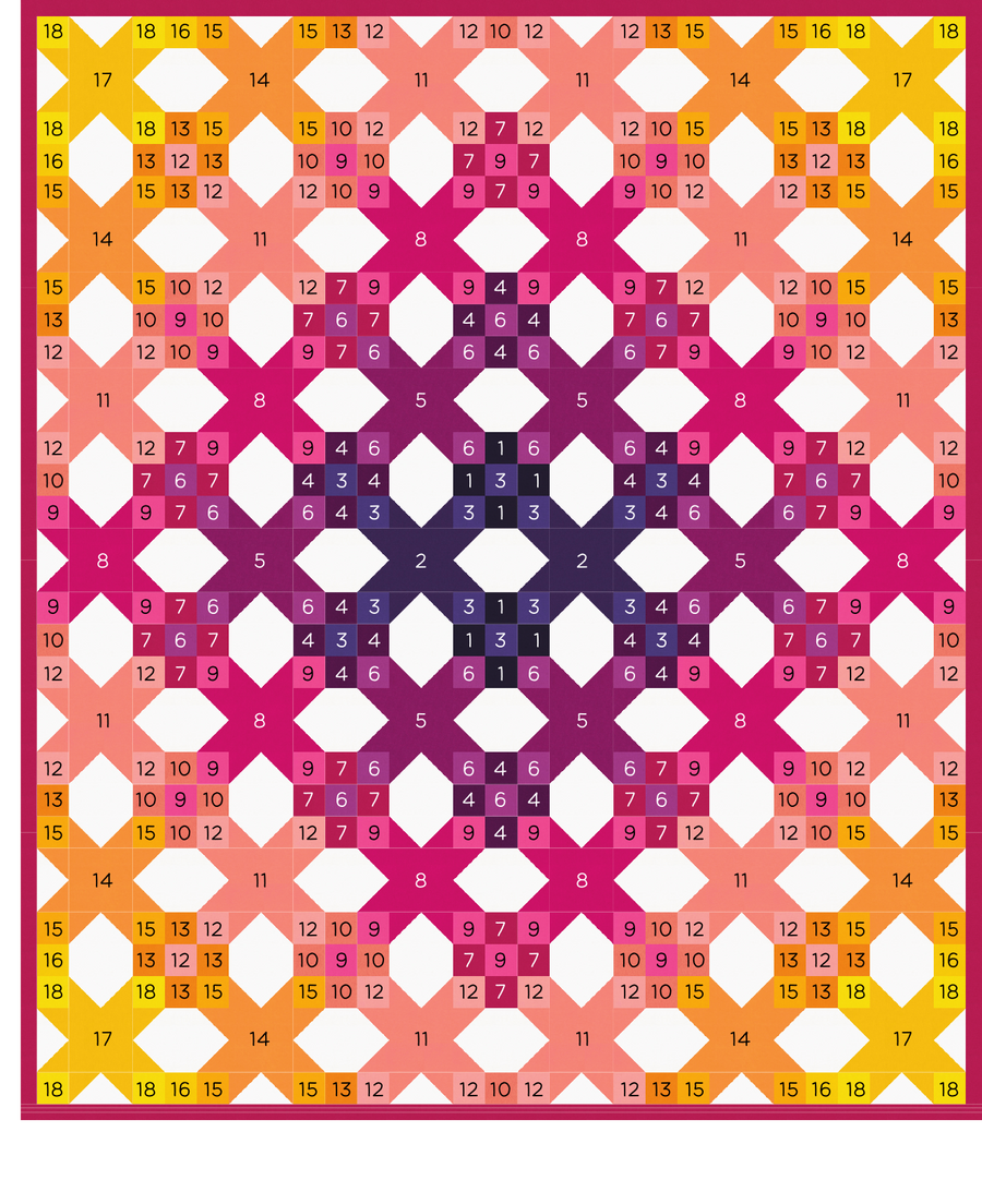 Break of Day Katie Quilt Fabric Guide